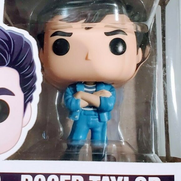 Funko Pop Rocks Duran Duran Roger Taylor #128 Vinyl Figure Jacket NIB New In Box - Picture 3 of 10